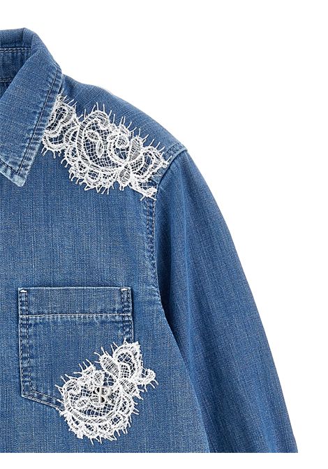 Camicia con ricamo ERMANNO SCERVINO JUNIOR | Z9G303 77360055